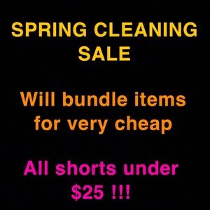SPRING CLEANING SALE